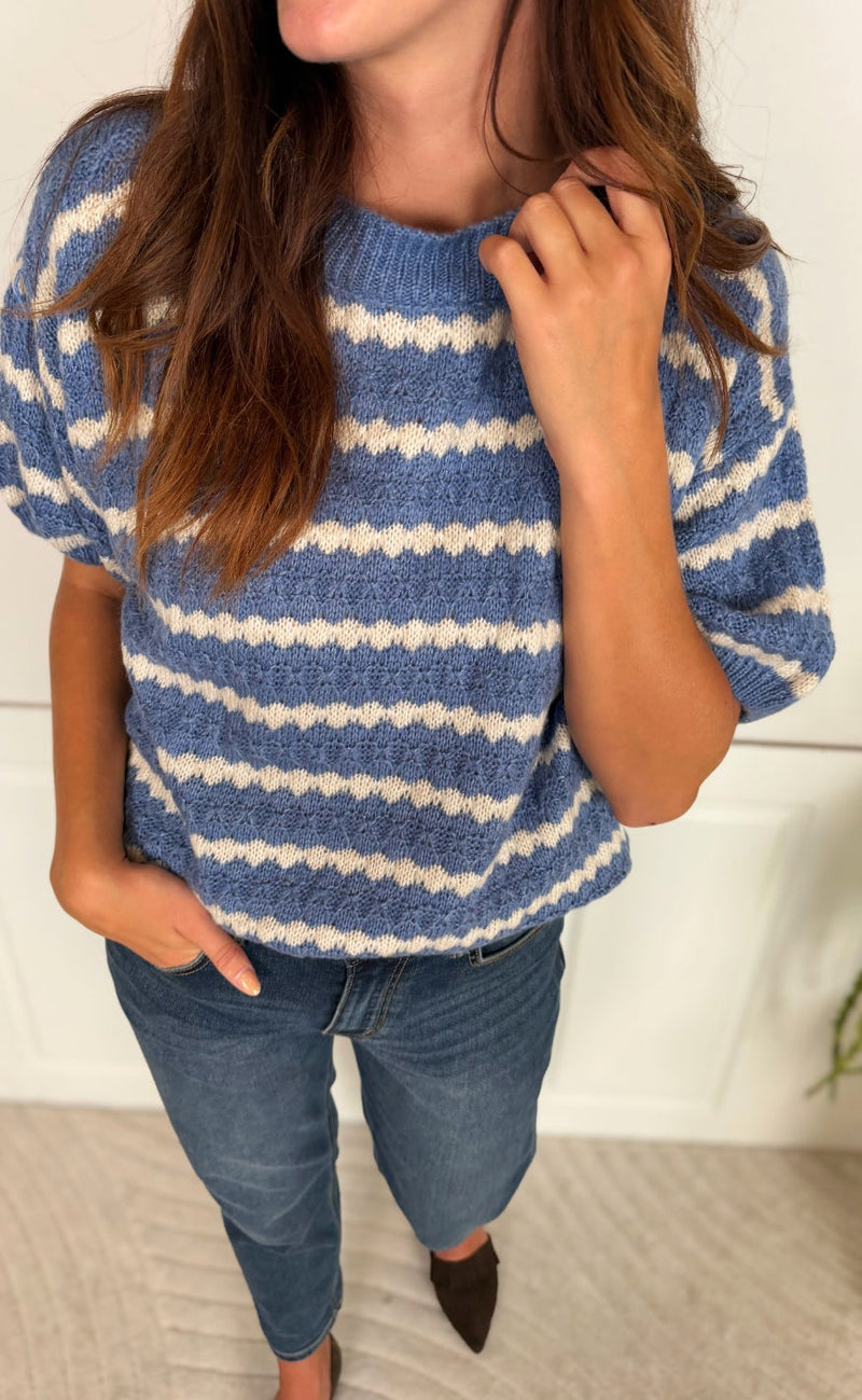 Marta Du Chateau Genser - Pippi - Jeans Blue