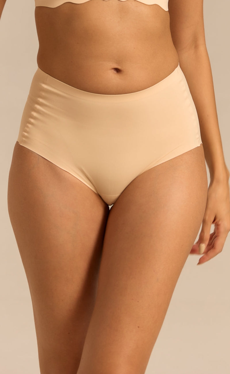 FemiFemme Truse - Invisible Highwaist Maxi - Nude