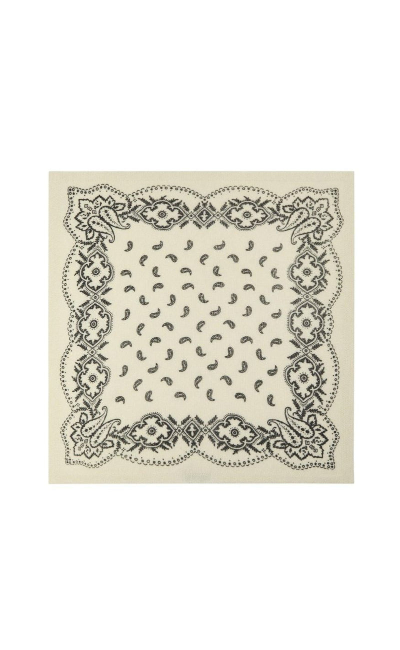 Neo Noir Skjerf - Adelina Paisley - Off White