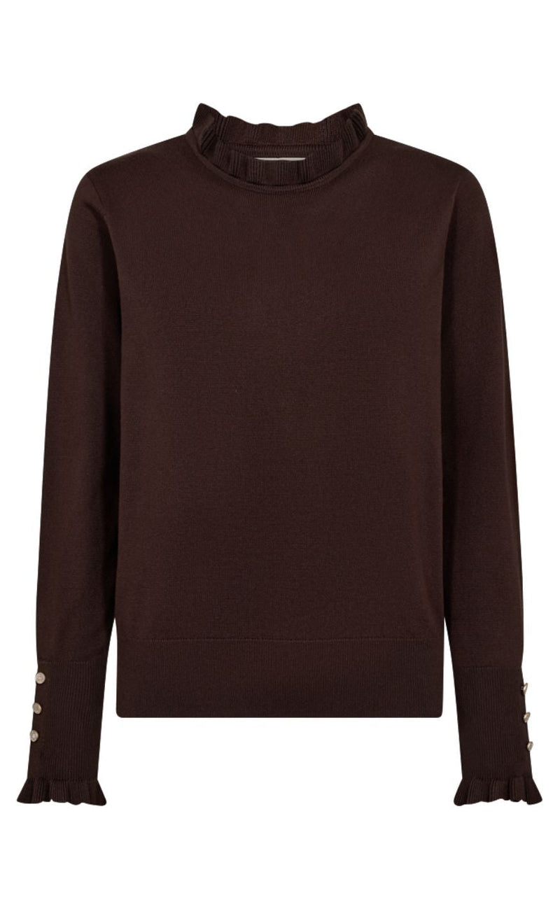 Freequent Pullover - Katie 205095 - Coffee Bean