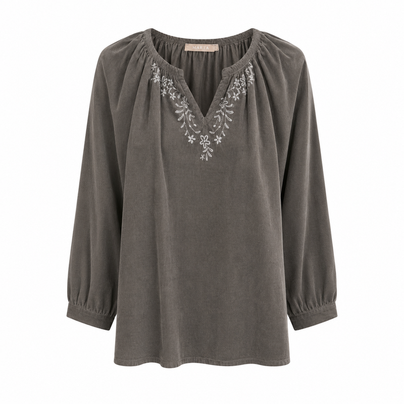 Marta Du Chateau Bluse - Juniper - Moro8529