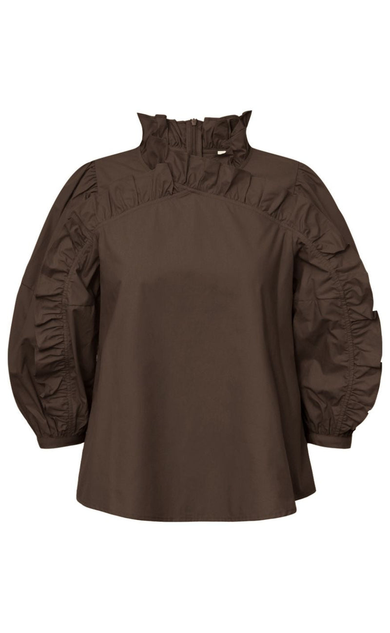Gossia Bluse - Angelia - Brown