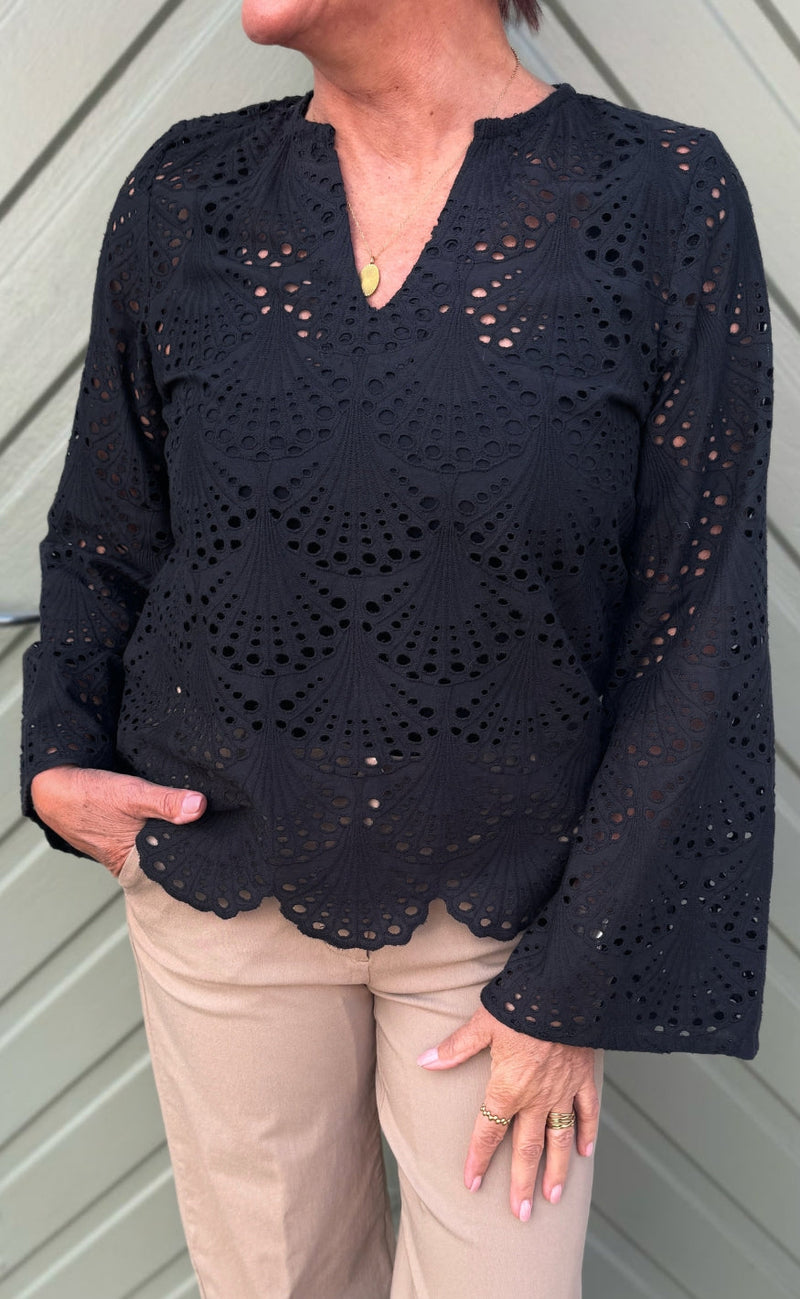 Say INA Copenhagen Bluse - Cille - Black