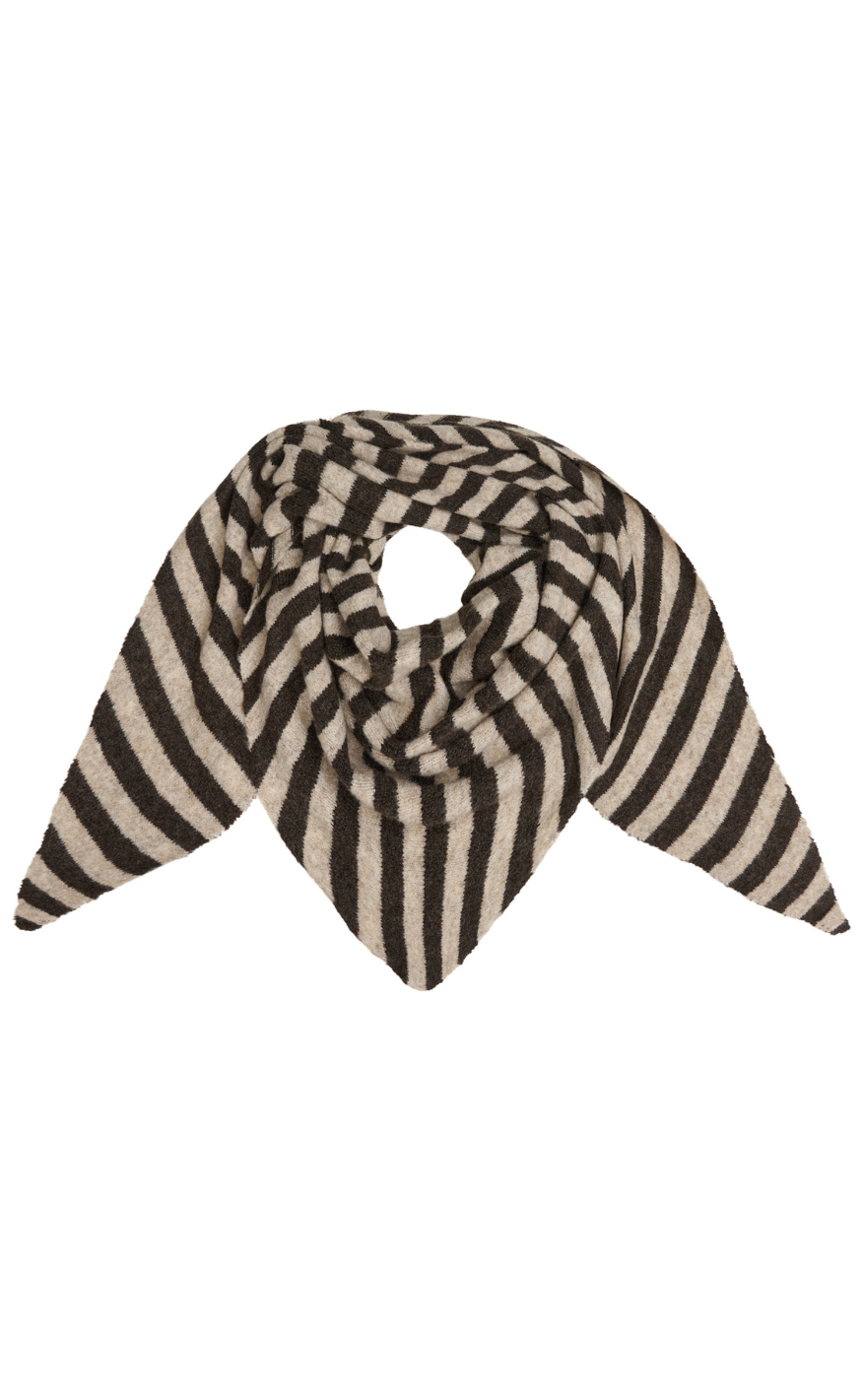 Marta Du Chateau Skjerf - Kitte - Coffee/Taupe