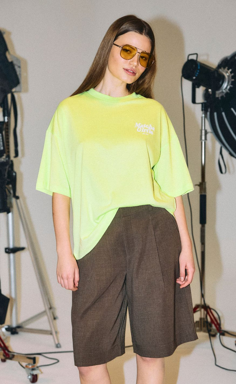 Noisy May T-shirt - Cali Print - Daiquiri Green/Matcha Girlie