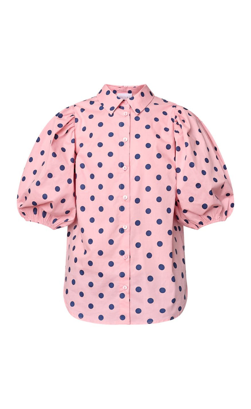 Sisters Point Skjorte - ELLA-SH84 - Rose / Navy Dot