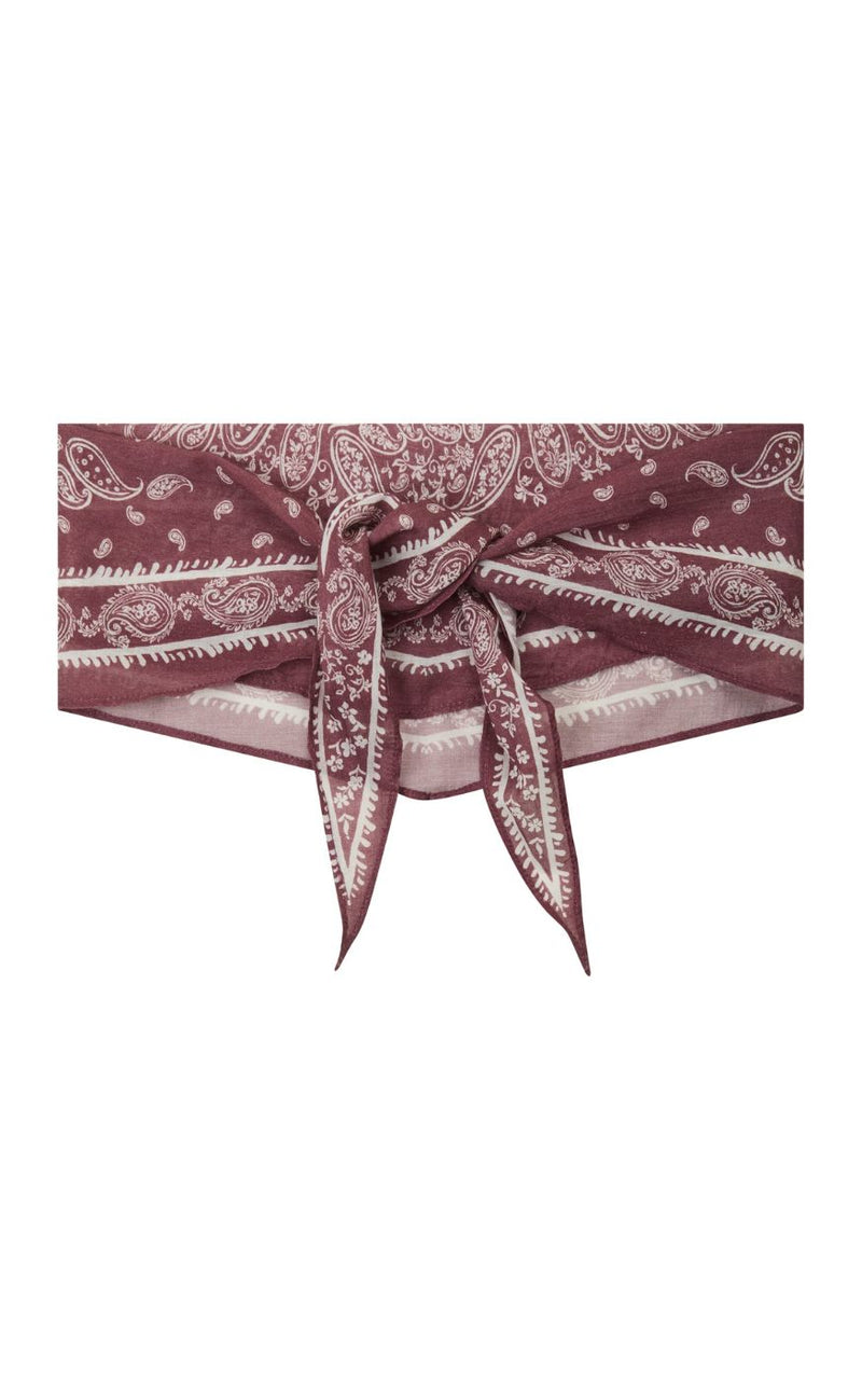 Neo Noir Skjerf - Kinessa Paisley - Dark Rose