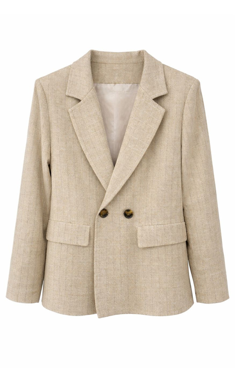 Marta Du Chateau Blazer - Marissa - Beige Stripe