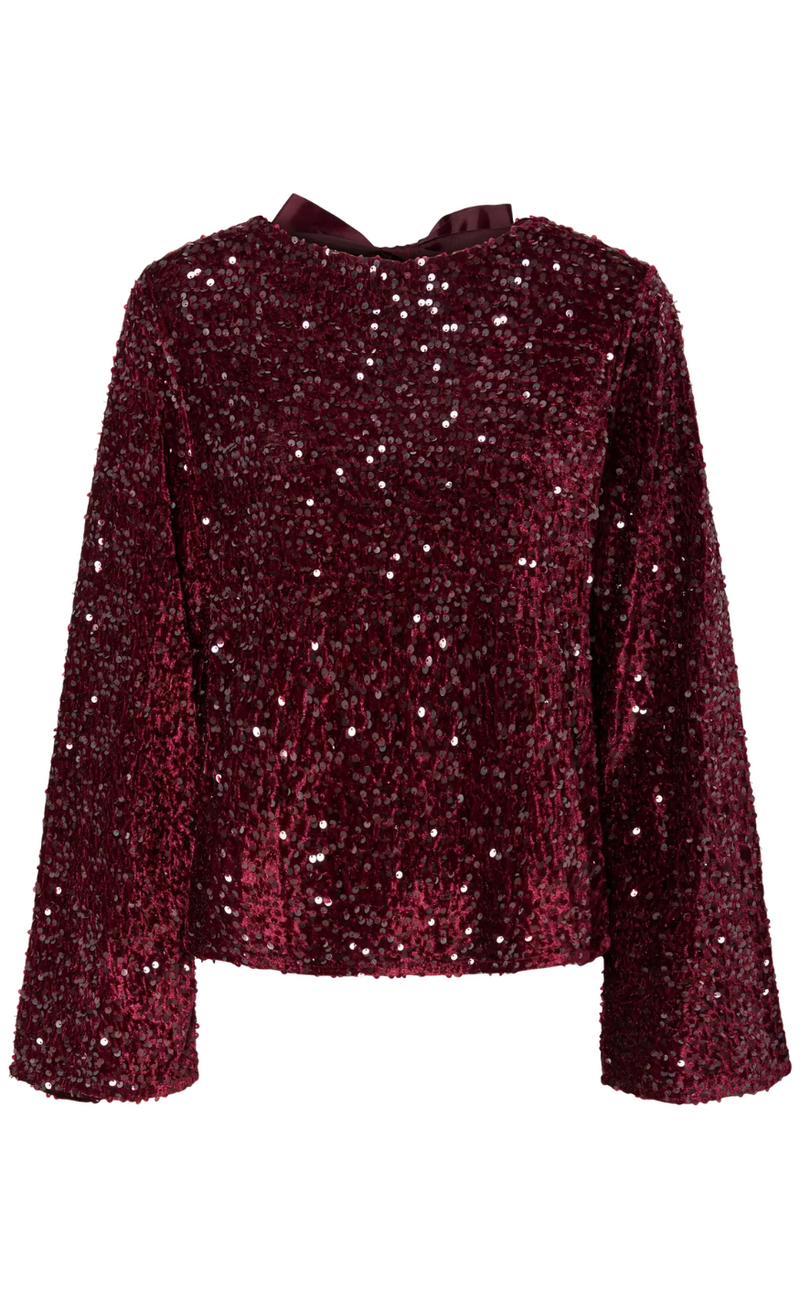 Pieces Topp - Kam - Red