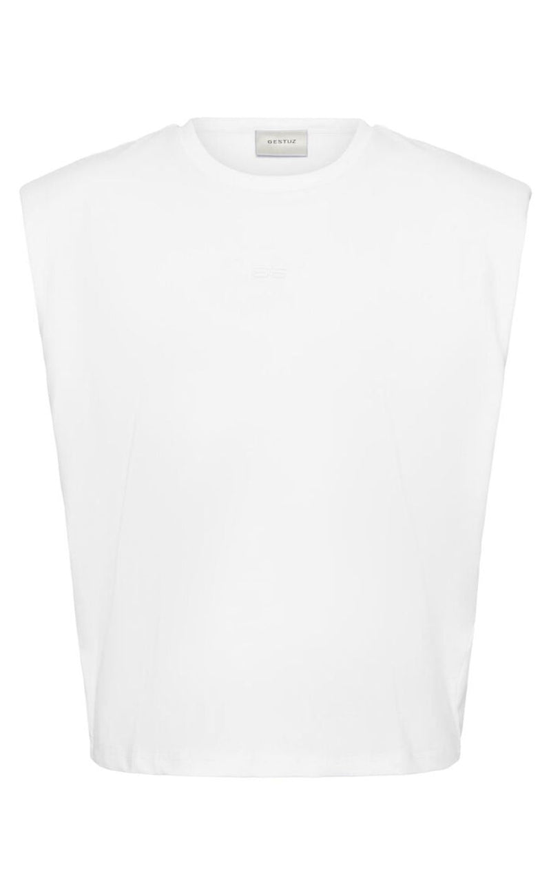 Gestuz T-shirt - Kathrin - Bright White