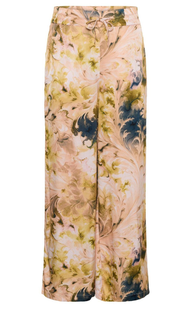 Culture Bukser - Andora Berna - Blue/Green Swirl
