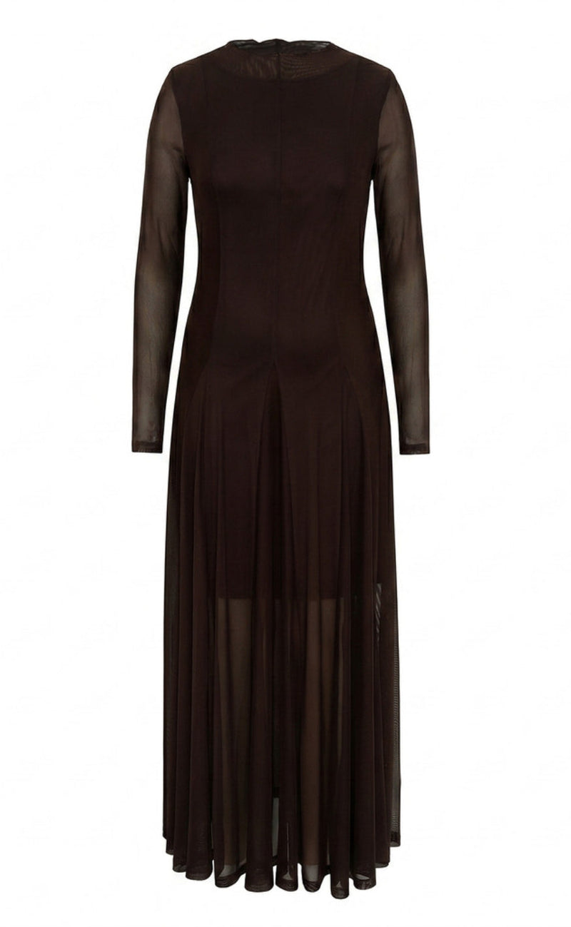 A-View Kjole - Messa - Dark Brown