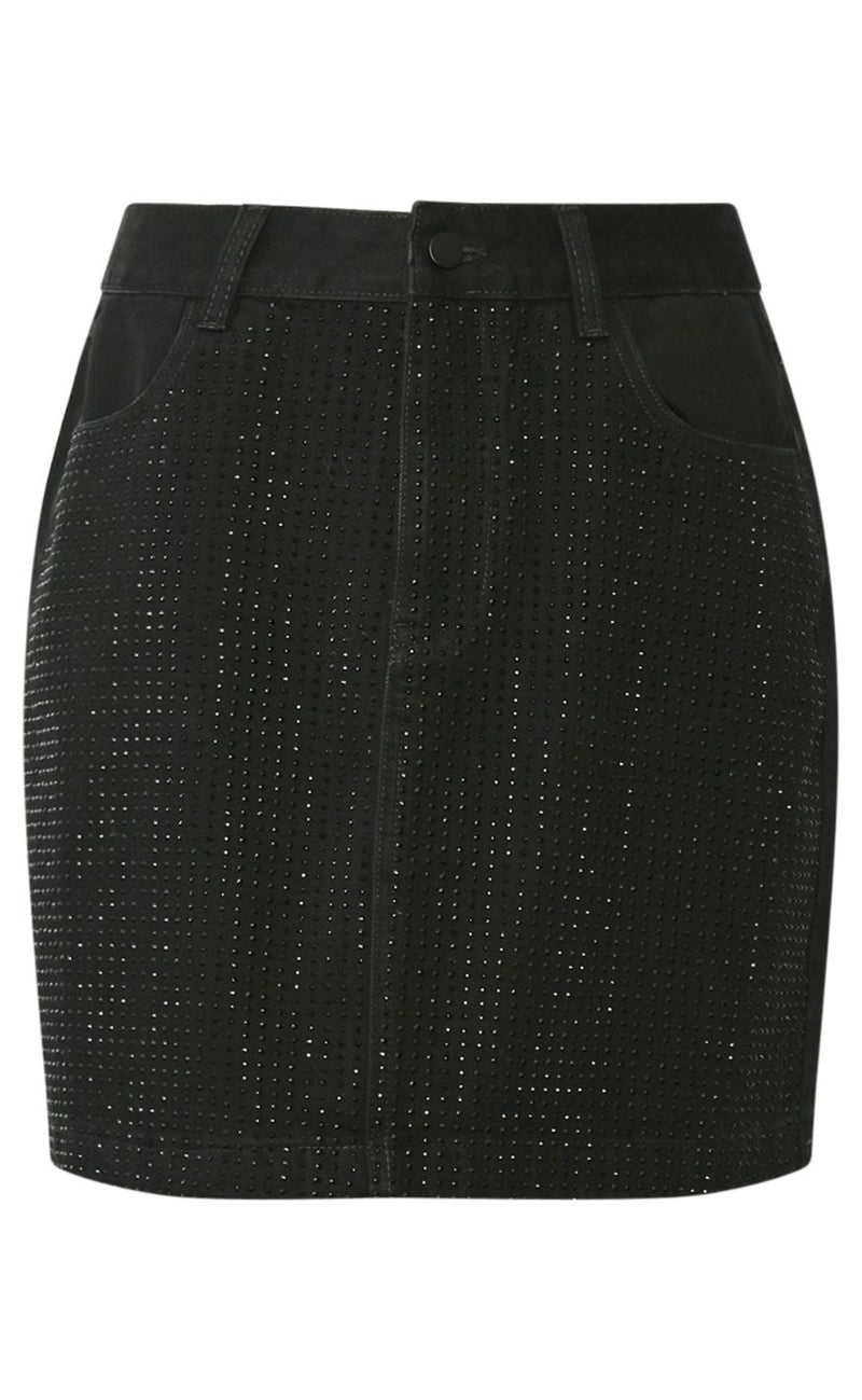 Noella Skjørt - Kit - Black Wash