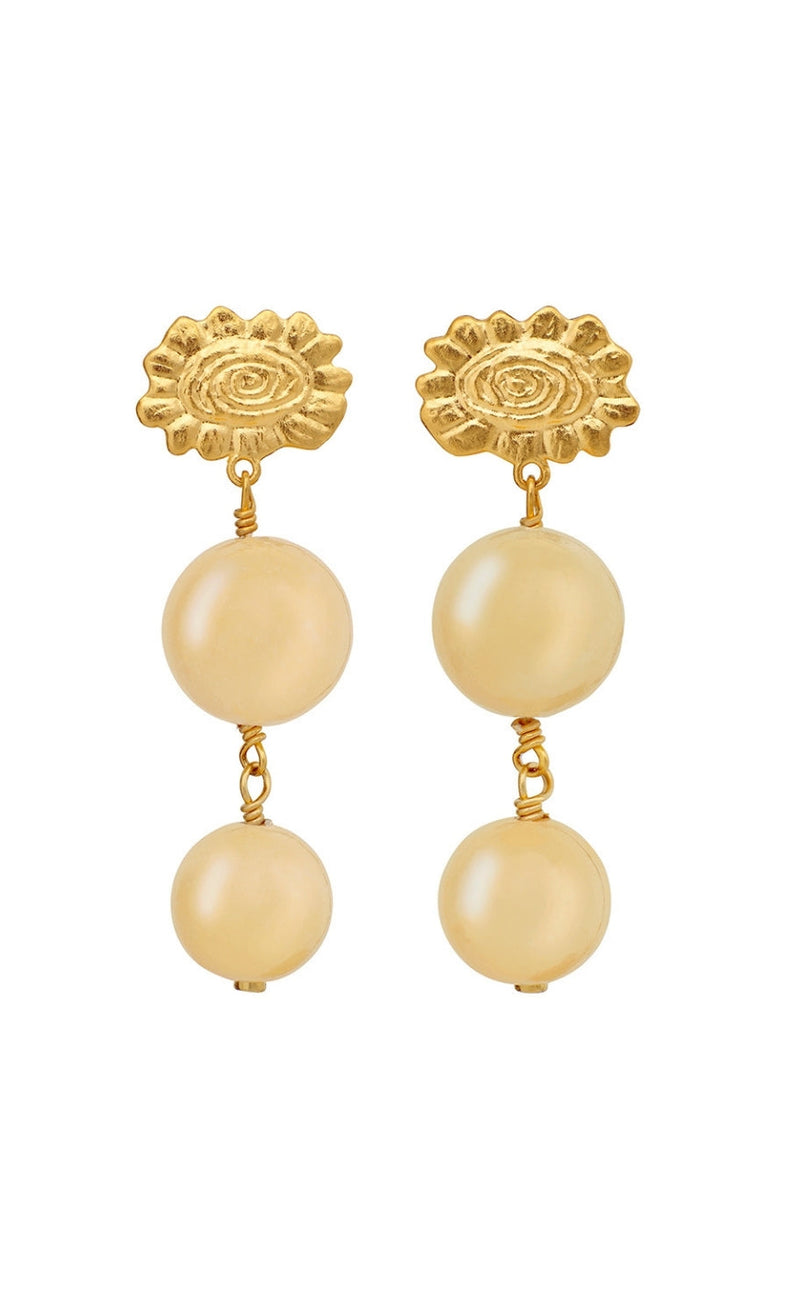 Maanesten Øreringer - Rhoda - Gold Colour