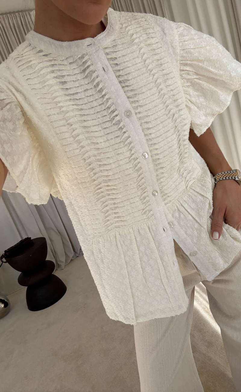 Noella Bluse - Loulou - White