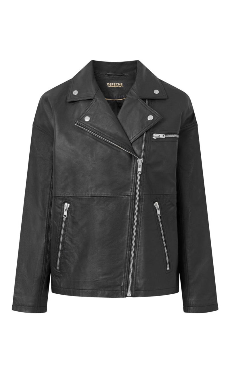Depeche Jakke - Leah Biker - Black