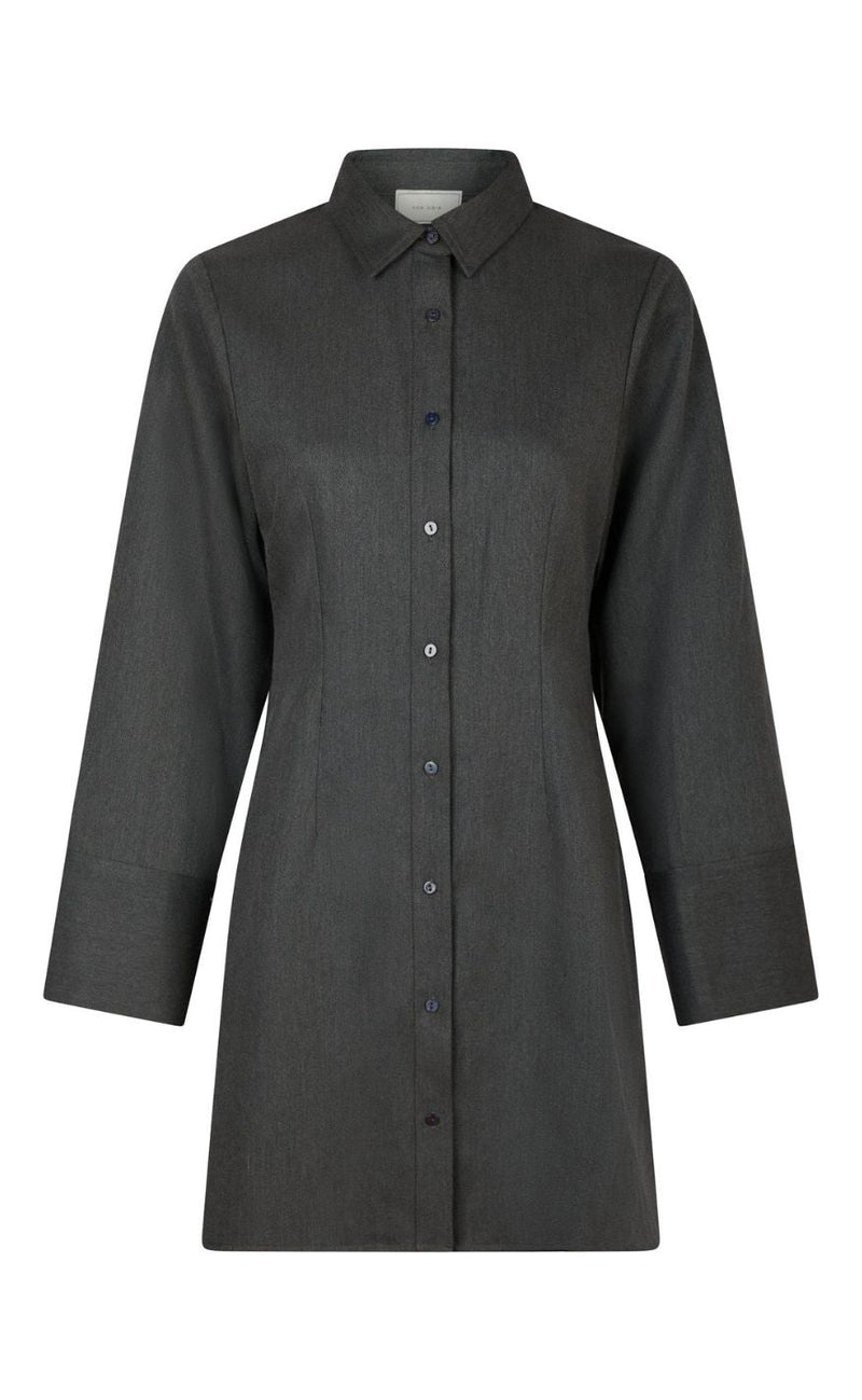 Neo Noir Kjole - Cajsa Solid - Dark Grey