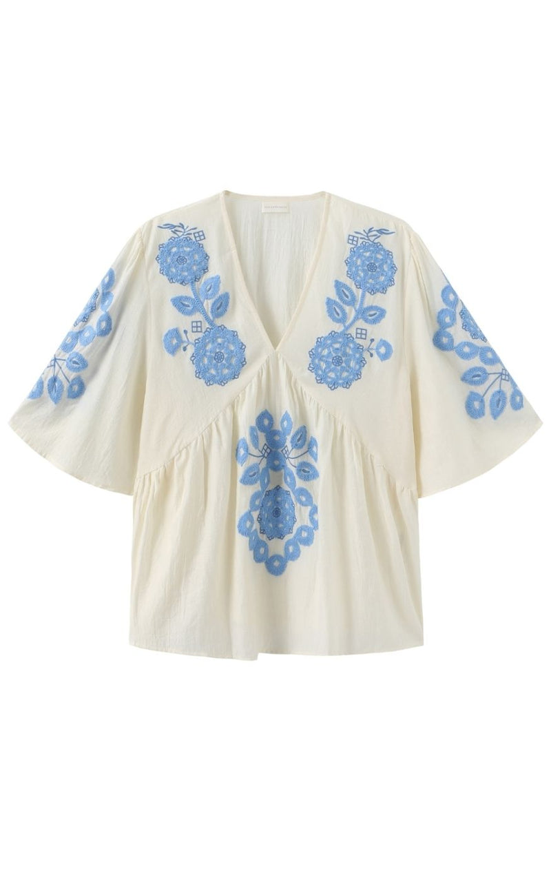 Luxzuz Bluse - Agnethe - Provence