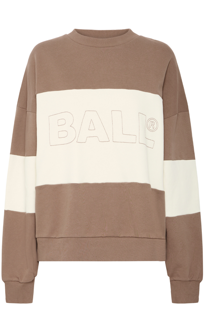 BALL Original Crewneck - Summer Chain - Wood Brown