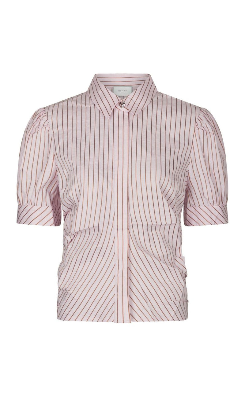 Neo Noir Skjorte - Frannie Structure - Light Pink