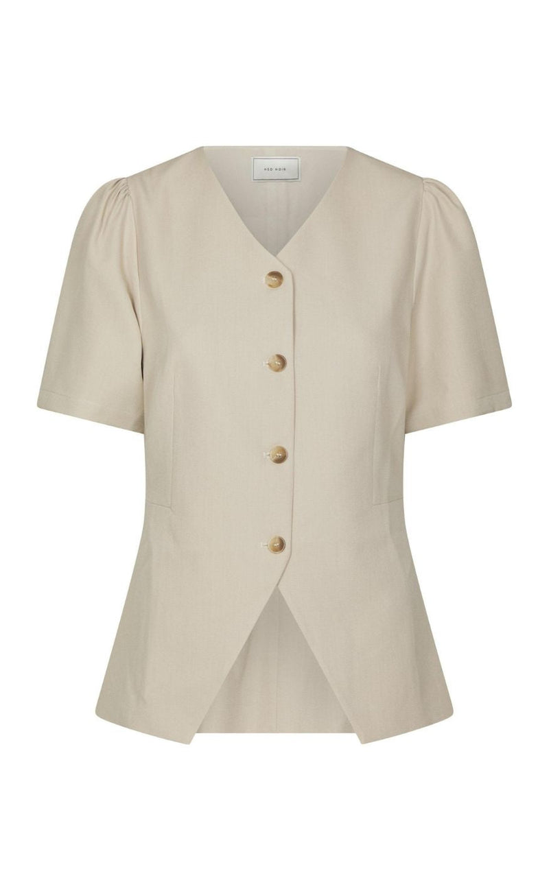 Neo Noir Bluse - Jules Structure - Creme