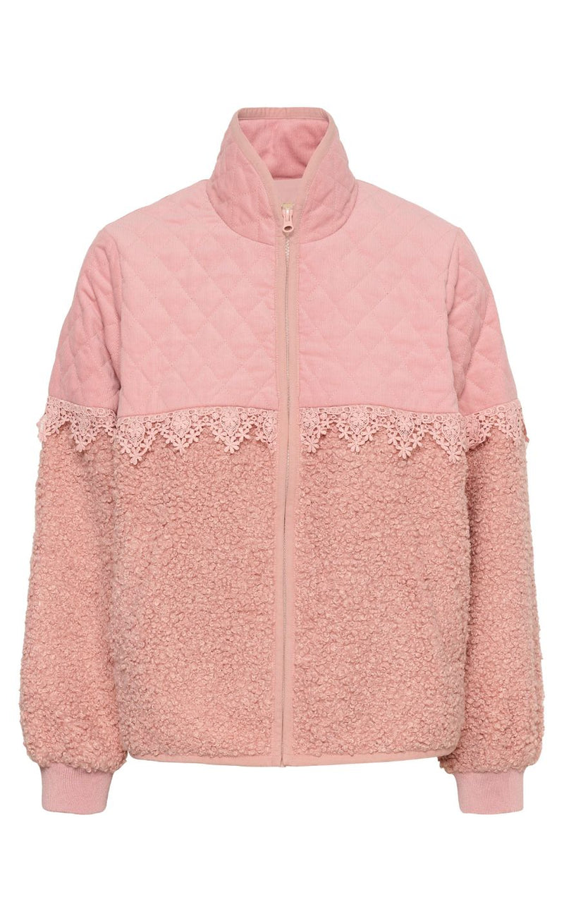 Culture Jakke - Lenia Catina Teddy - Pale Mauve