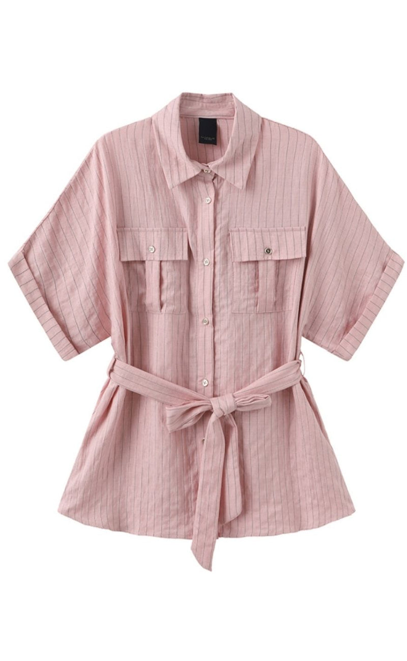 Luxzuz Skjorte - Viol - Faded Pink 3054
