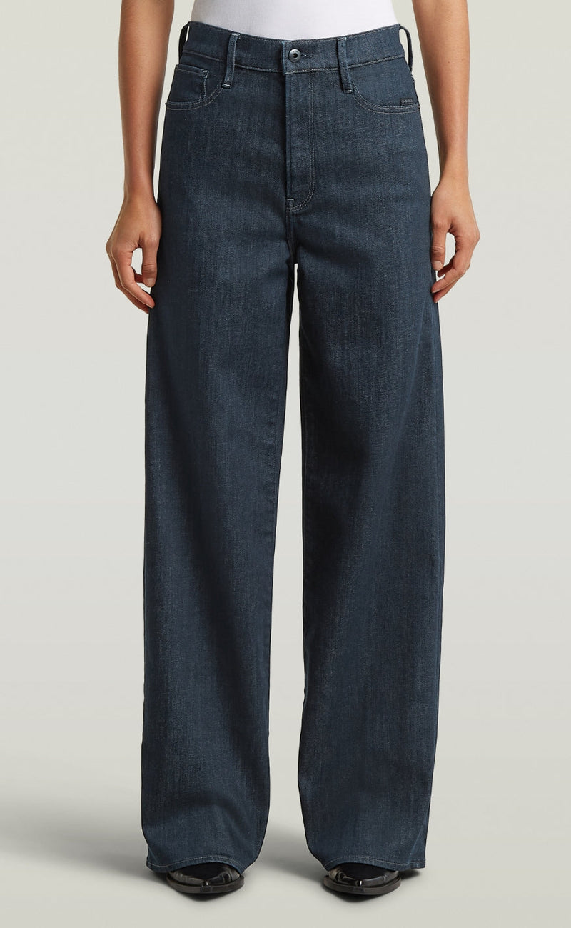 G-STAR Bukser - Deck 2.0 High Loose Wmn - Neo Raw Denim