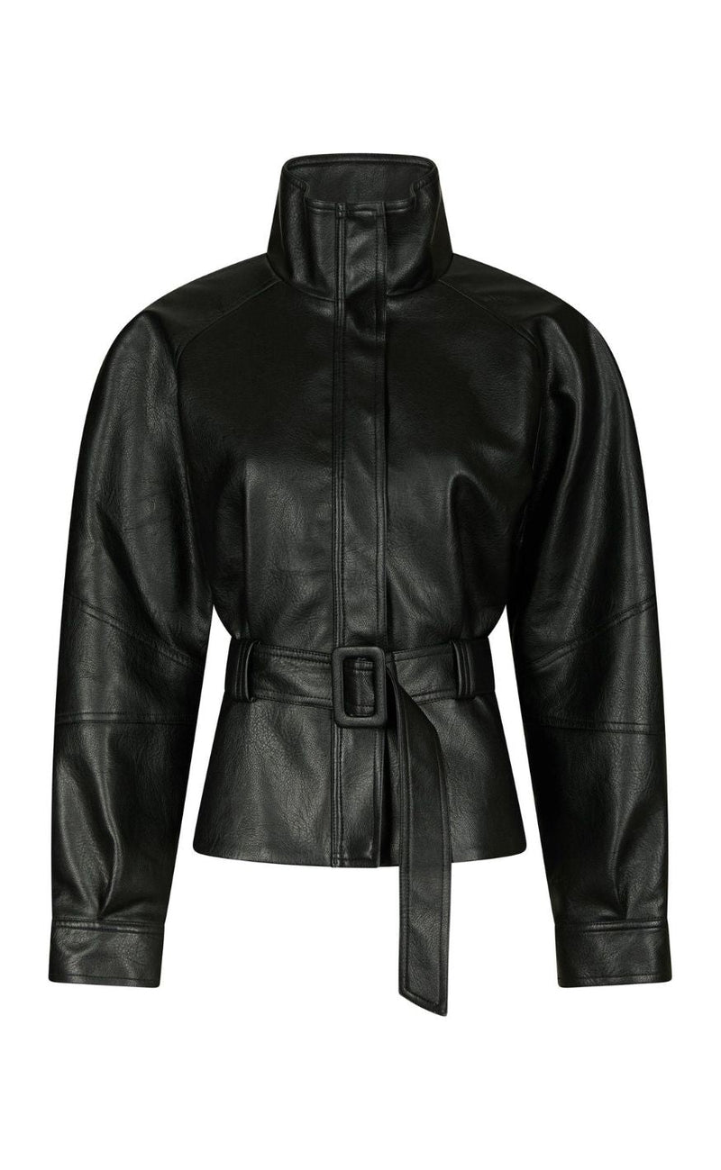 Neo Noir Jakke - Jaclyn Faux - Black