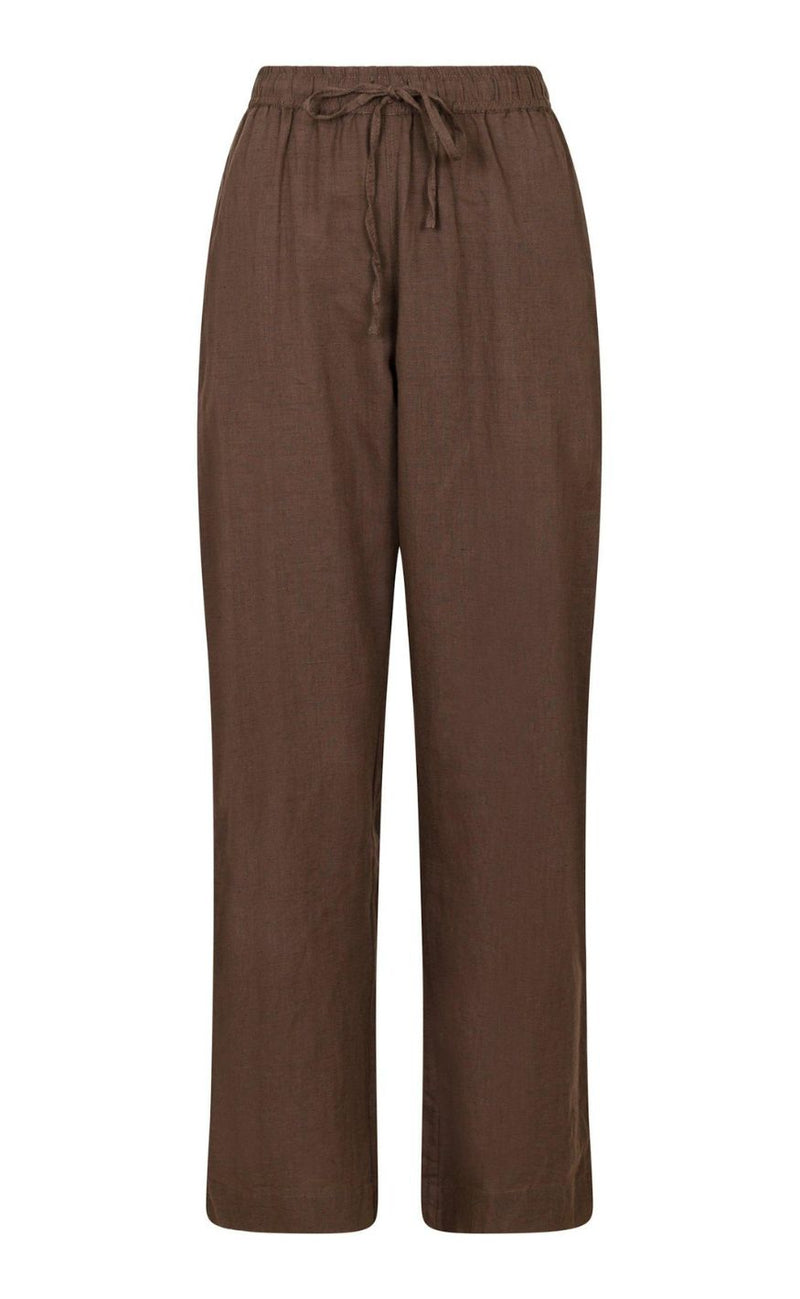 Neo Noir Bukser - Sonar Linen - Brown
