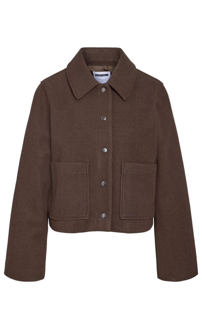 Noisy May Jakke - Lucy Short - Chocolate Brown