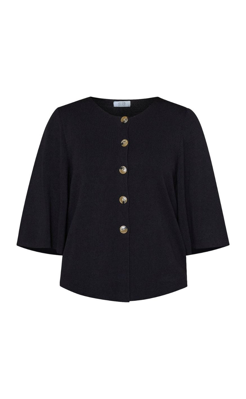 Love & Divine Cardigan - Love1490 - Black
