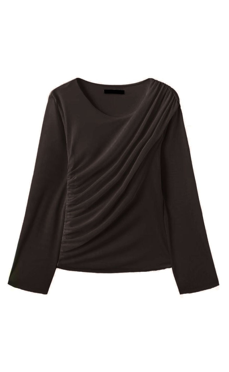 Luxzuz T-shirt - Thora - Choco Lux