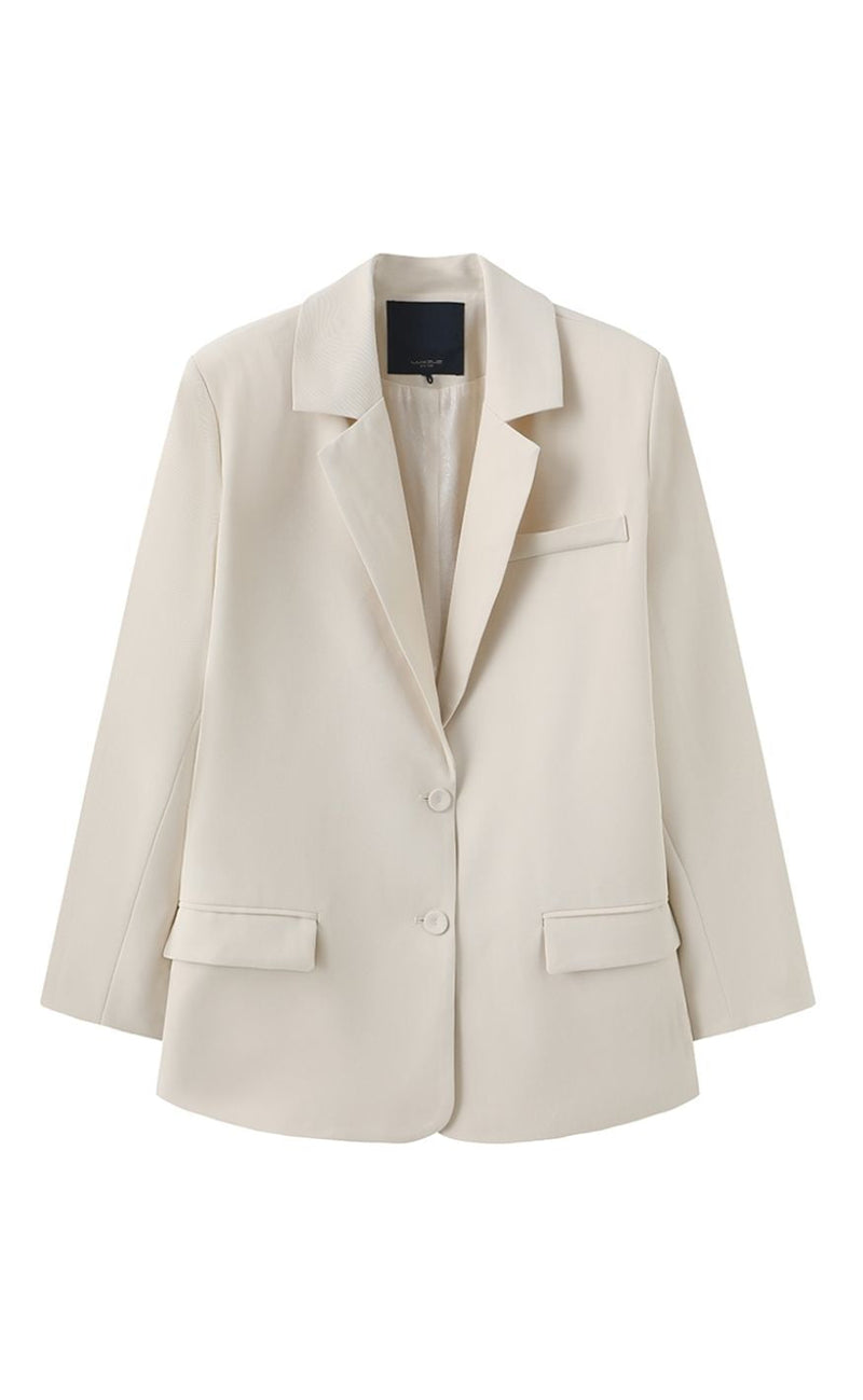 Luxzuz Blazer - Sussan - White Sand