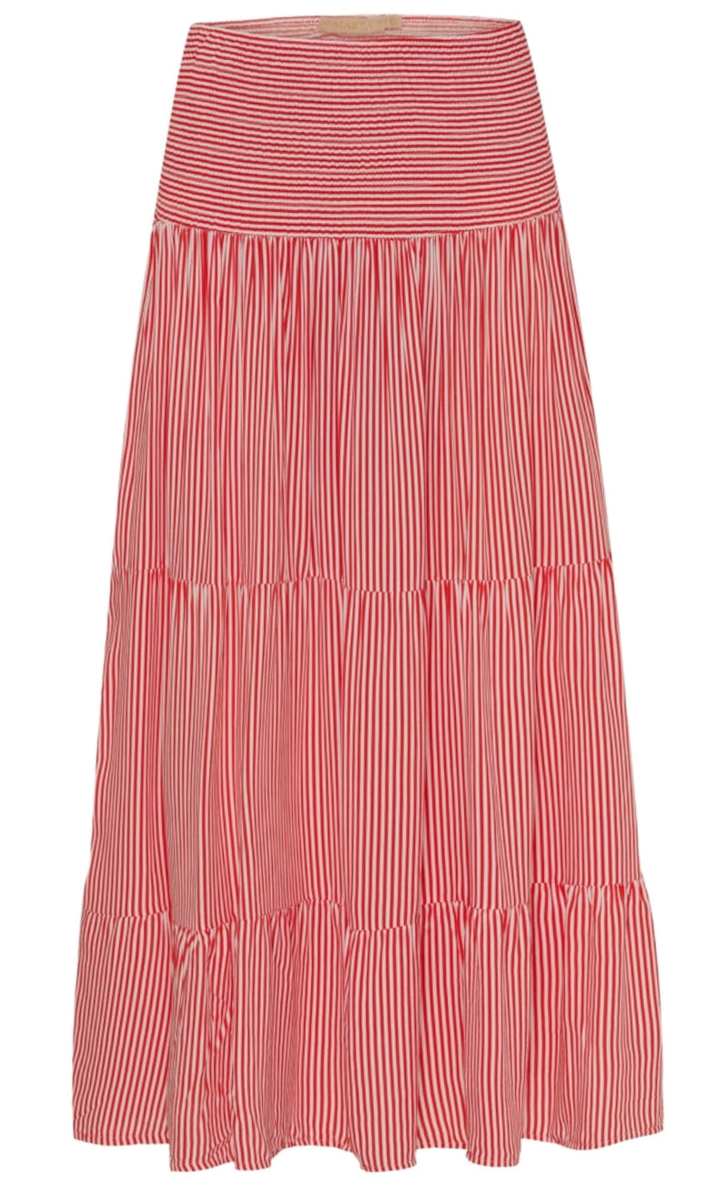 Marta Du Chateau Skjørt - 5201/1487 - Print Red Stripe