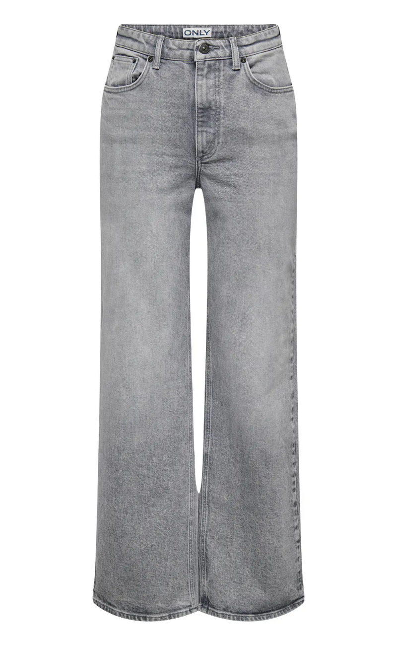 Only Bukser - Juicy Wide Leg - Medium Grey Denim