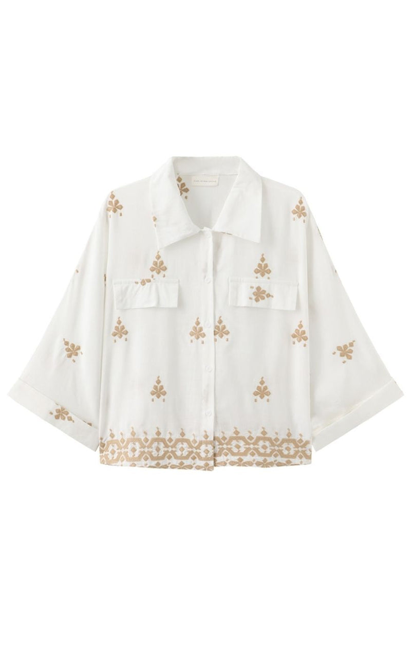 Luxzuz Skjorte - Alexandrina - Cream