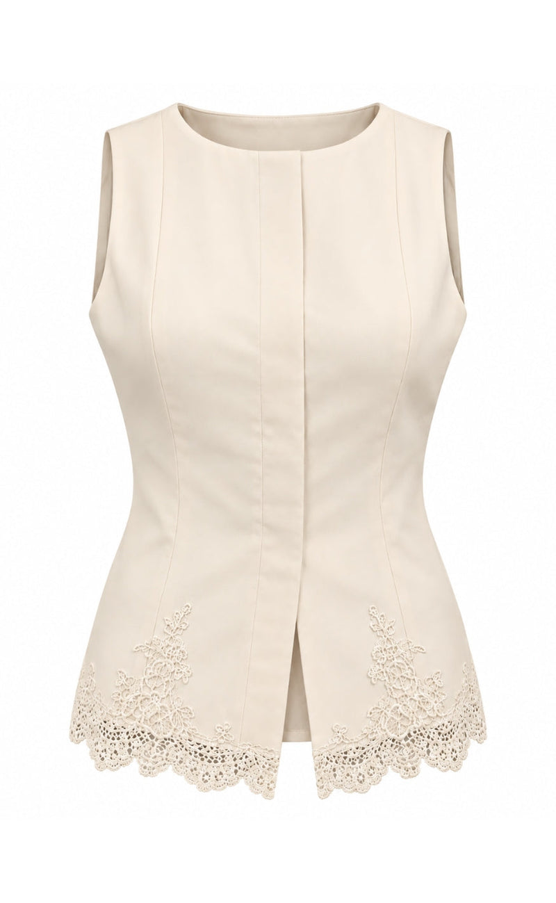 Say INA Copenhagen Vest - Liora - Offwhite