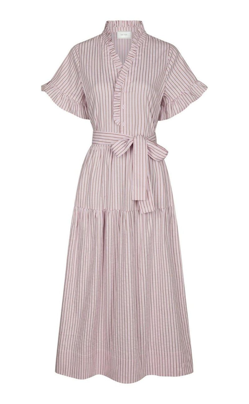 Neo Noir Kjole - Nessie Structure - Light Pink