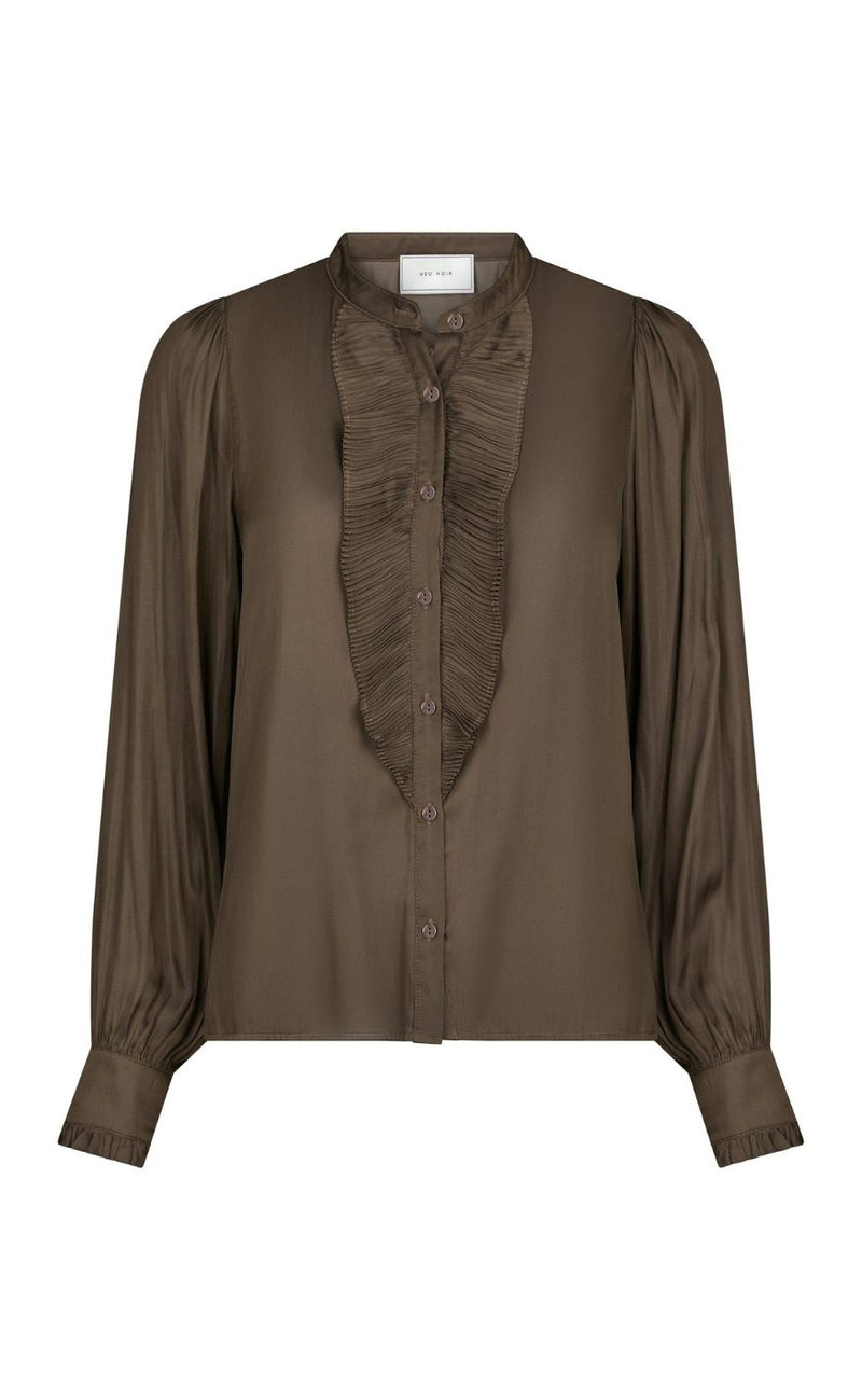 Neo Noir Bluse - Zola - Brown