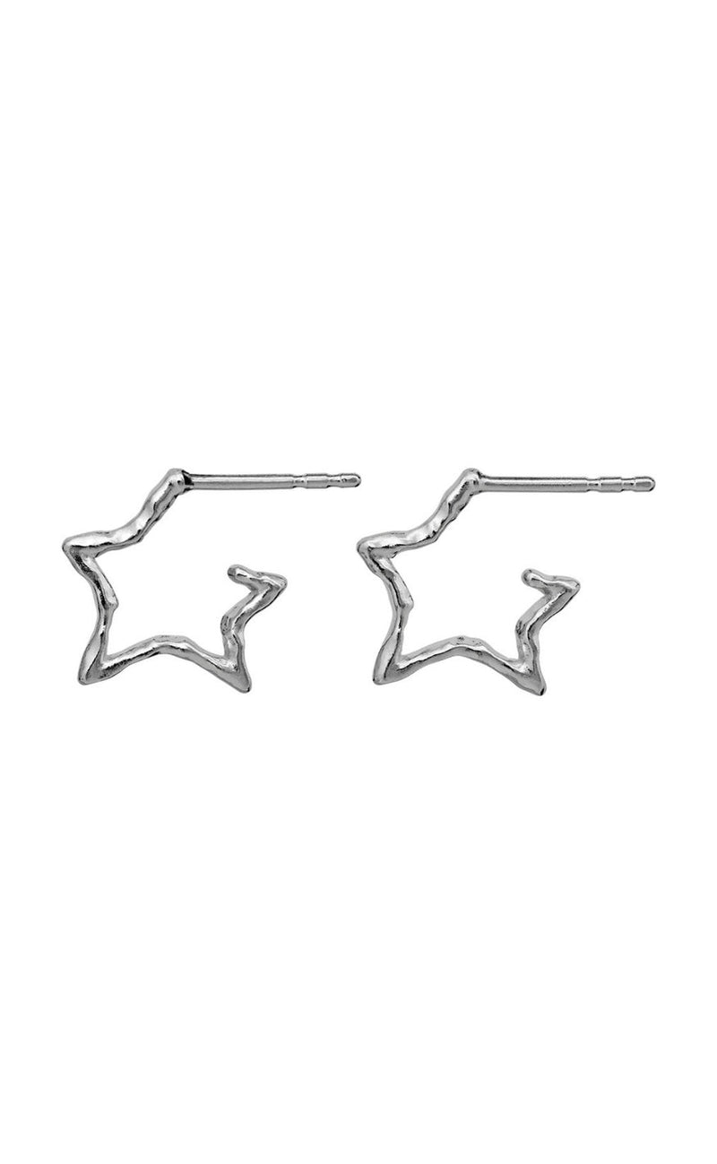 Maanesten Øreringer - Zara - Silver Colour
