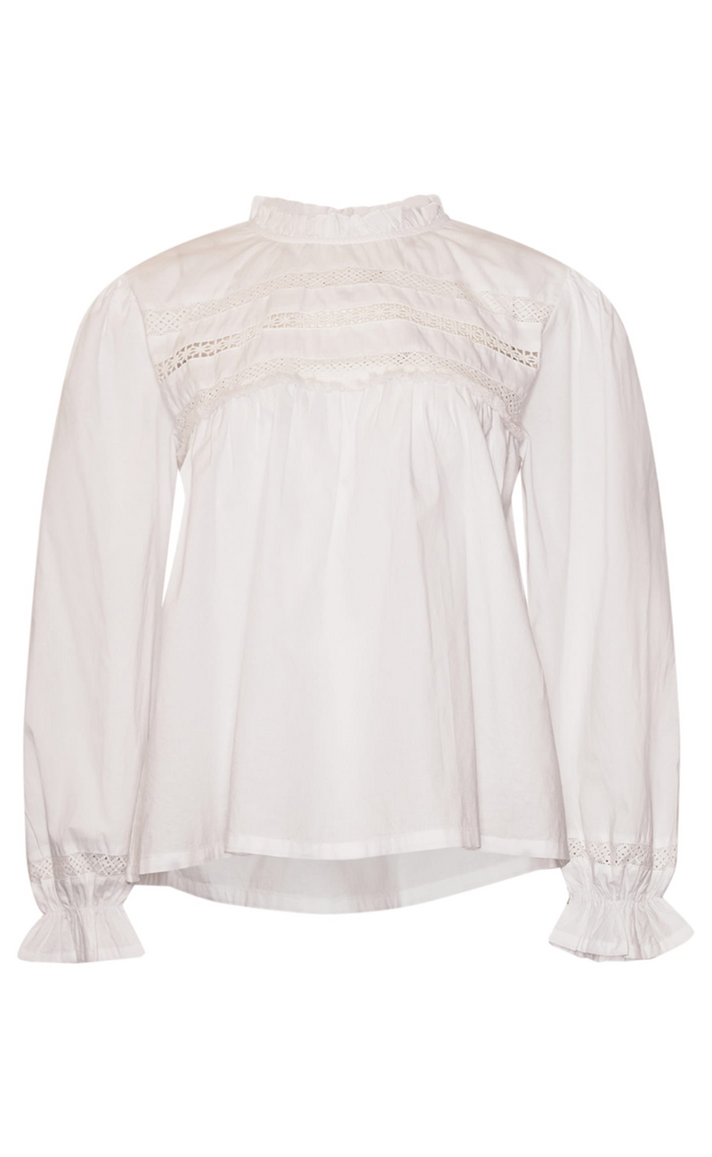 Noella Bluse - Kendira - White