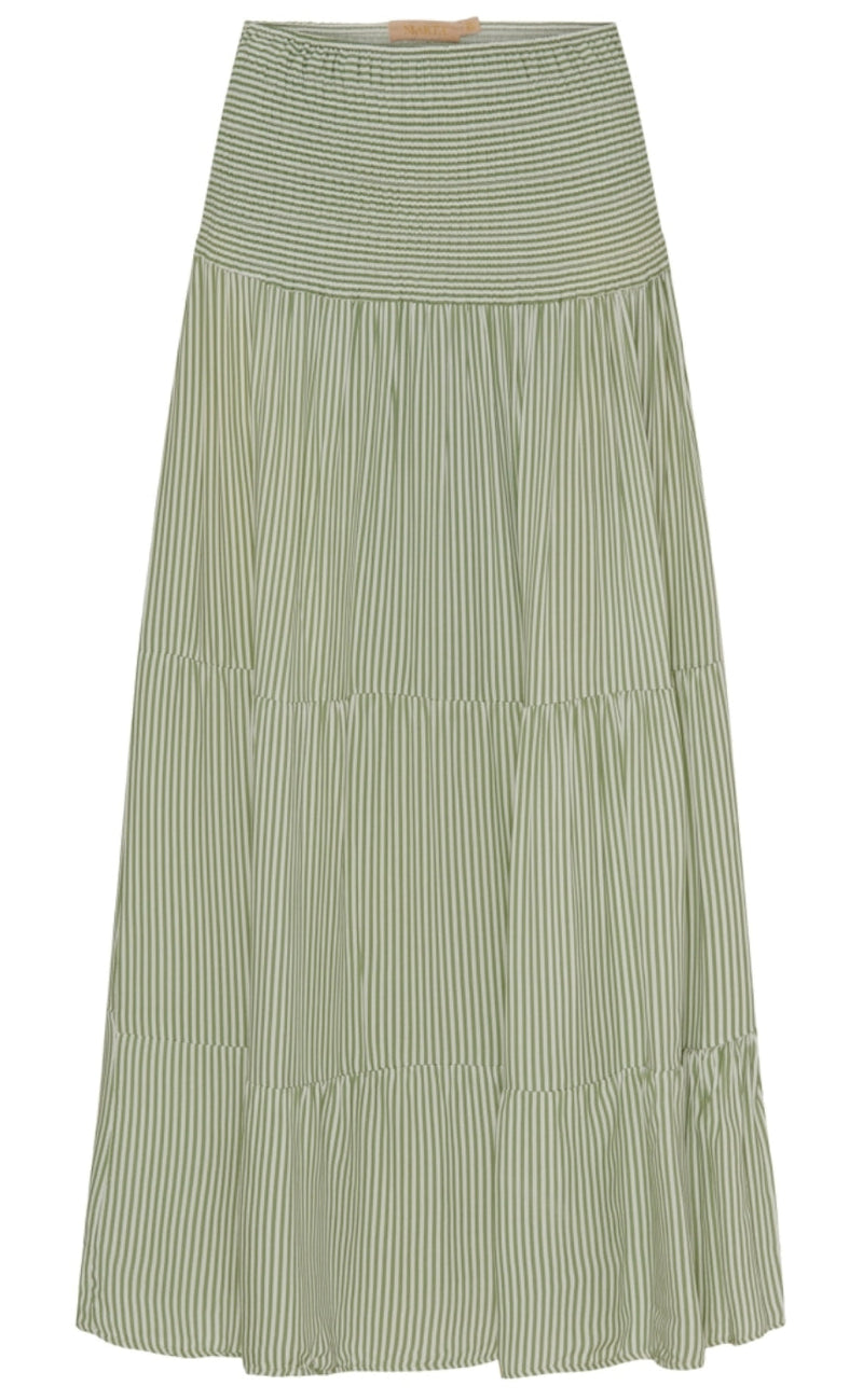 Marta Du Chateau Skjørt - 5201 / 5849 - Kaki Stripe
