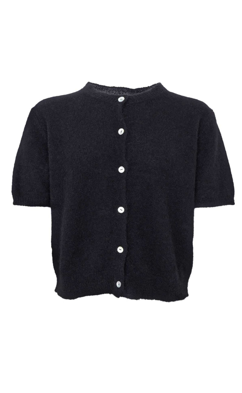 Black Colour Cardigan - Dell SS - Black