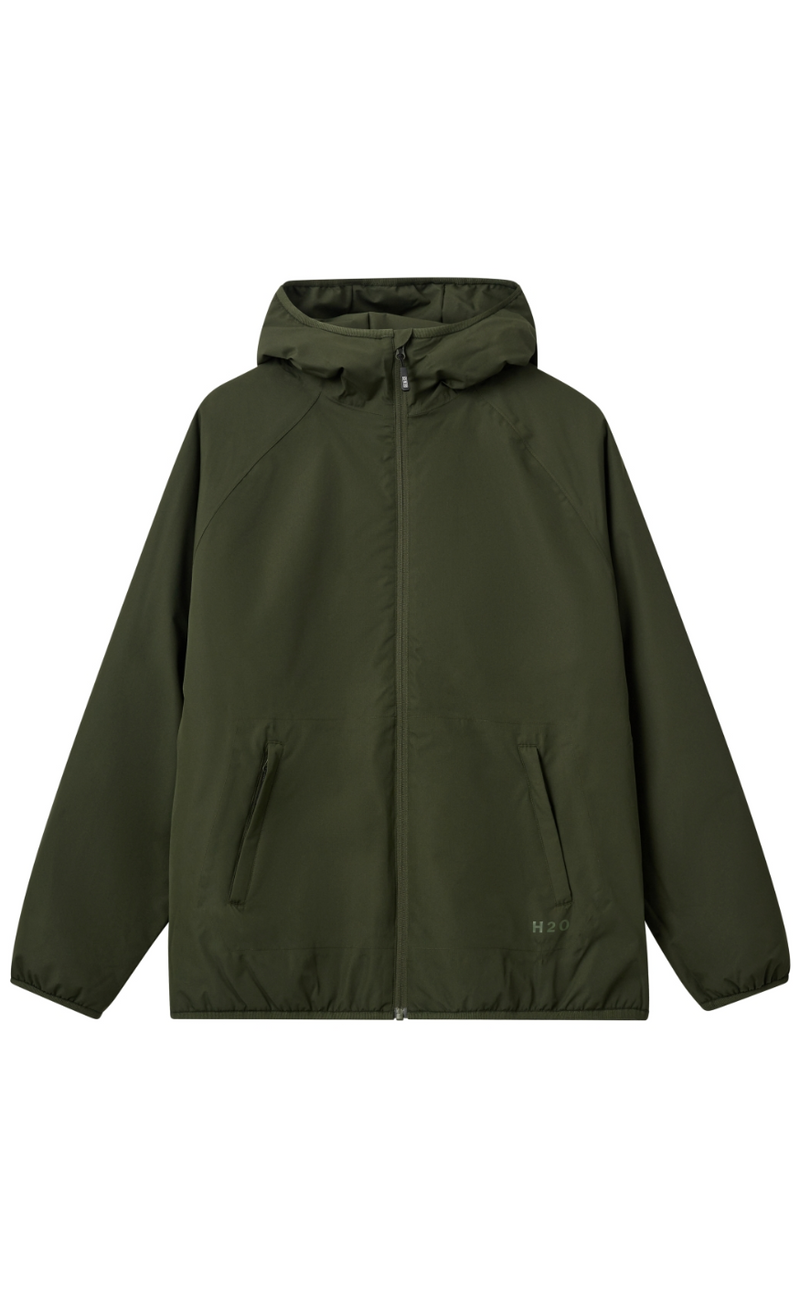 H2O Jakke - Læsø Padded - Army