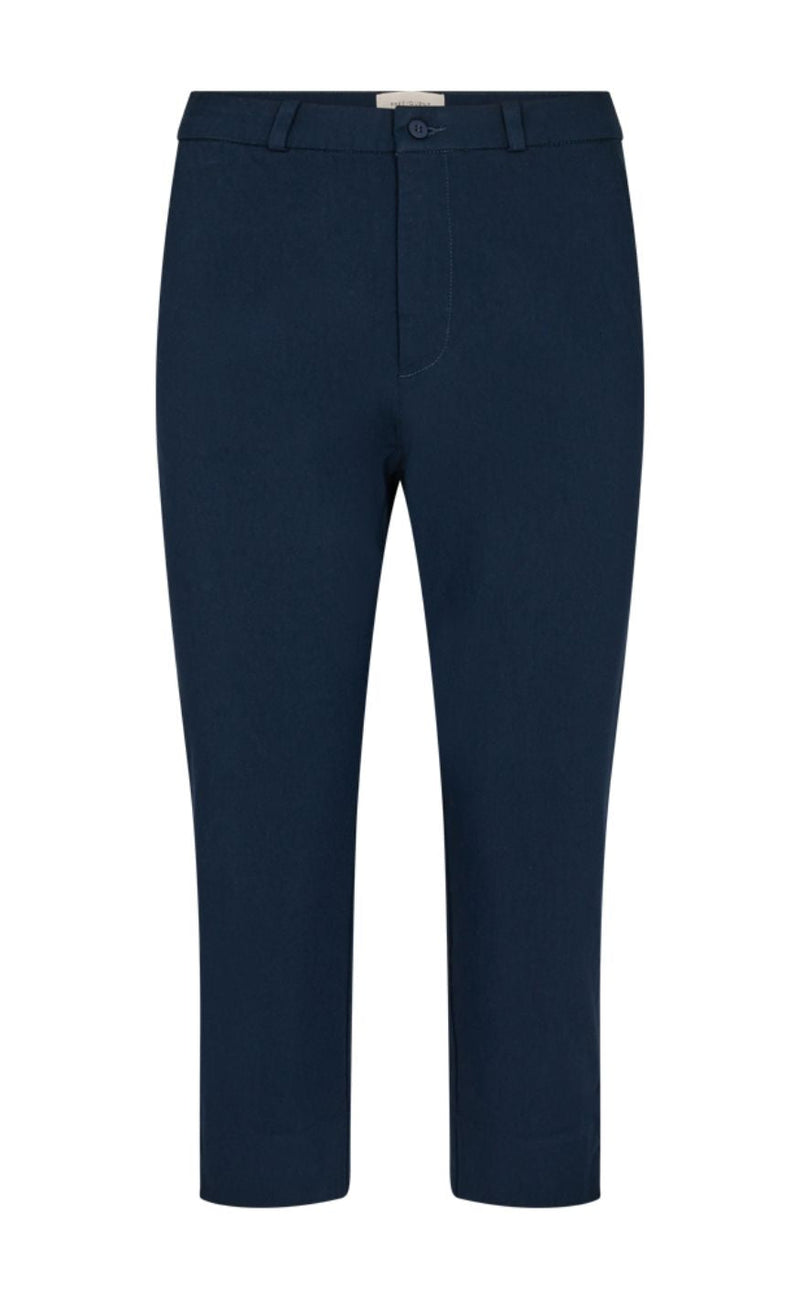Freequent Bukser - Solvej Capri - Navy Blazer