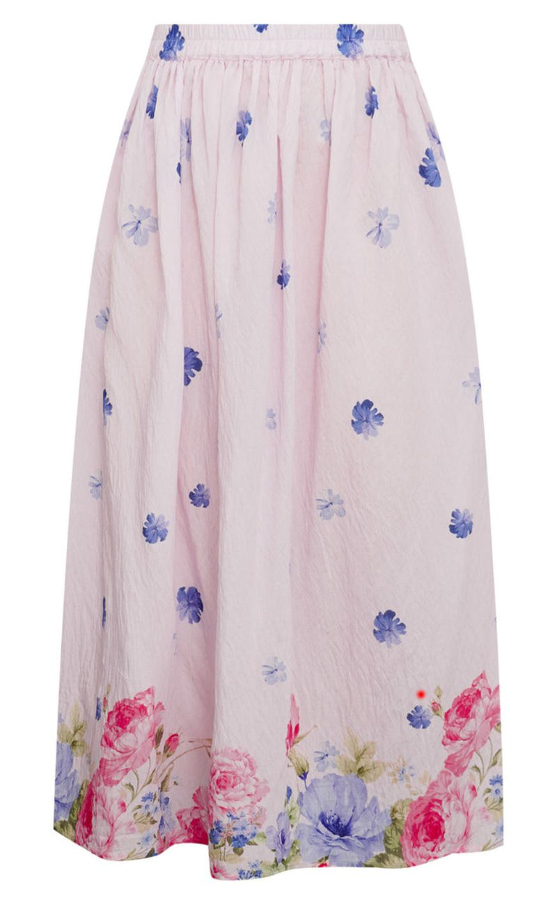 A-View Skjørt - Fleur - Rose/Pink