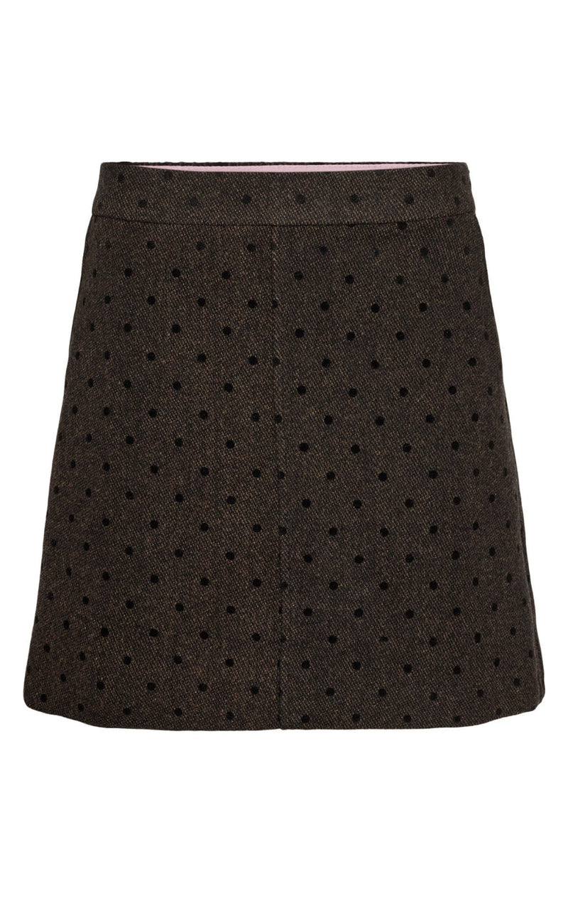 Nümph Skjørt - Amia - Black Coffee