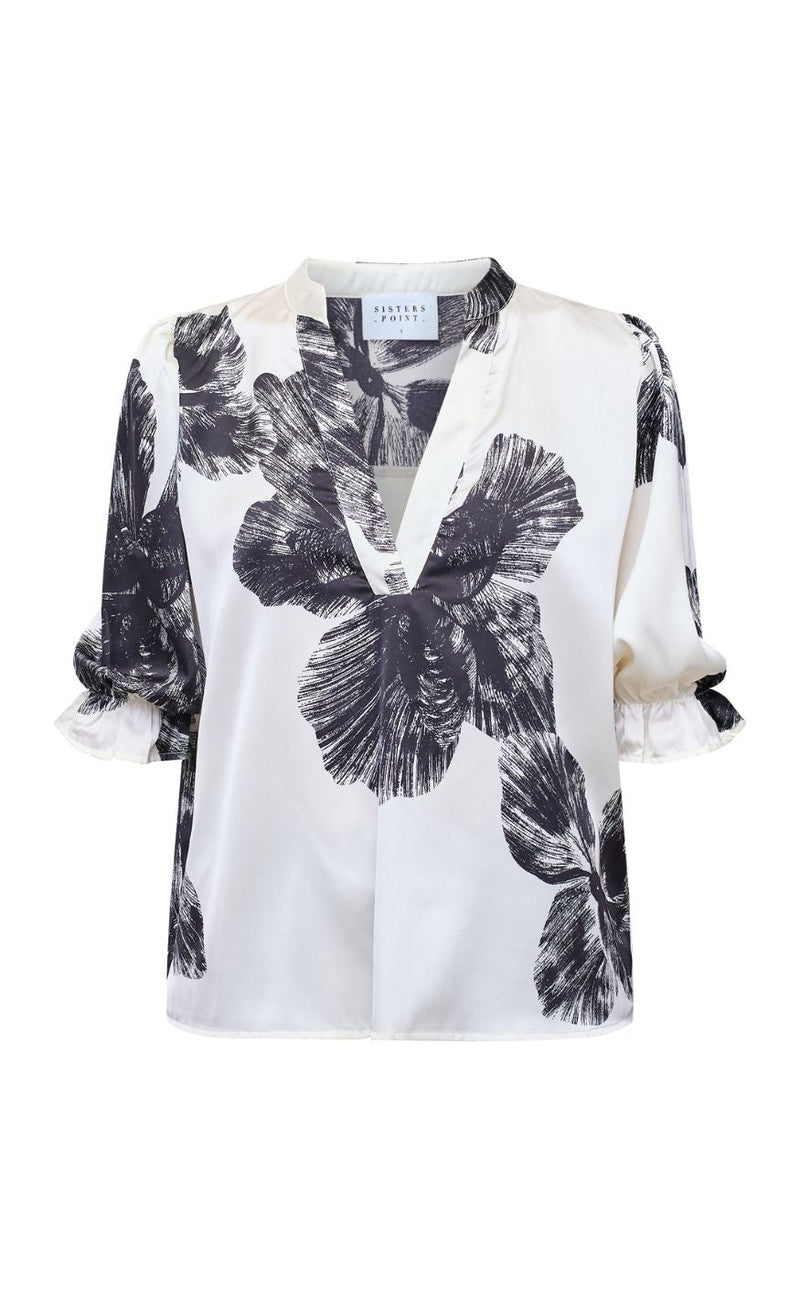 Sisters Point Topp - VENNY-SS8 - Cream Flower