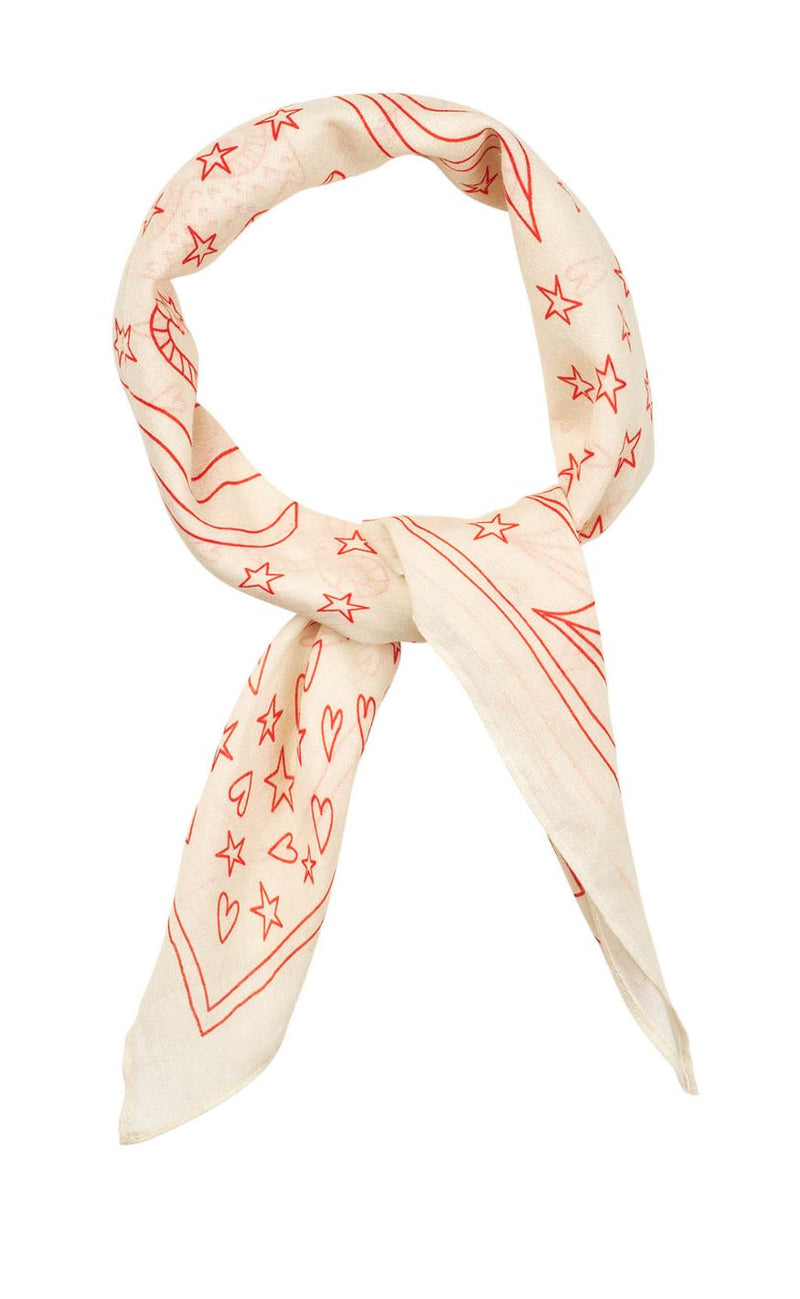 Lollys Laundry Skjerf - Fairytale - Red